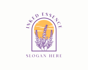 Lavender Flower Garden logo design