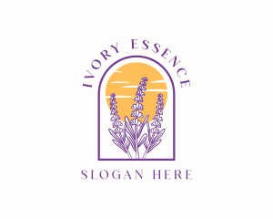 Lavender Flower Garden logo design