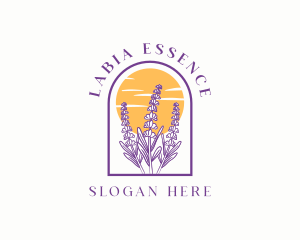 Lavender Flower Garden logo design