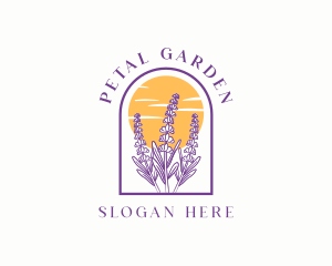 Lavender Flower Garden logo design