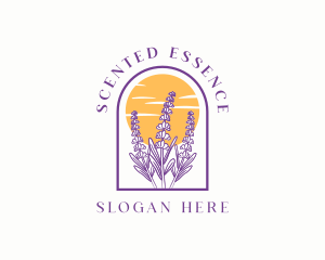 Lavender Flower Garden logo design