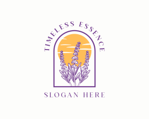 Lavender Flower Garden logo design