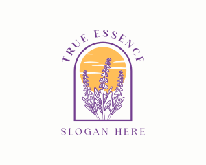 Lavender Flower Garden logo design