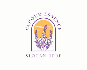 Lavender Flower Garden logo design