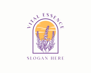 Lavender Flower Garden logo design