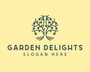 Garden Tree Planting logo design