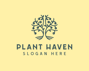 Garden Tree Planting logo design