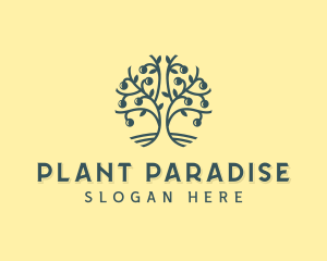 Garden Tree Planting logo design