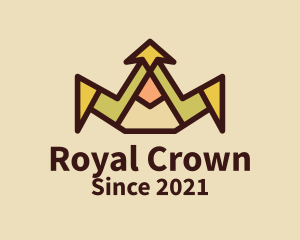 Geometric Tiara Crown logo