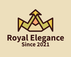 Geometric Tiara Crown logo