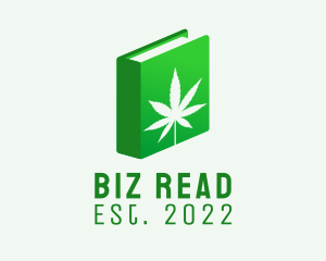 Green Book Marijuana  logo design