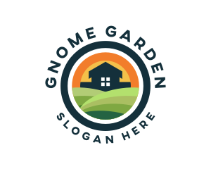 House Lawn Garden Landscaping logo design