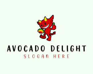 Spicy Demon Taco logo design