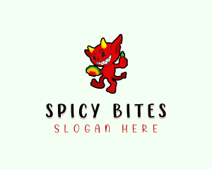 Spicy Demon Taco logo design