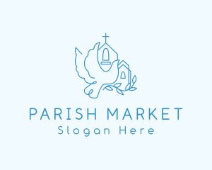 Holy Dove Parish Church logo design