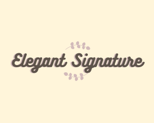 Dainty Leaves Signature logo