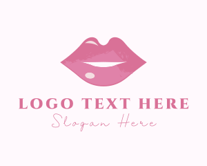 Pink Lips Aesthetician logo