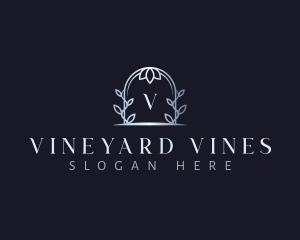 Flower Vine Arch logo design