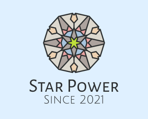 Decorative Lantern Star logo design