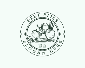 Vegan Organic Homegrown logo design