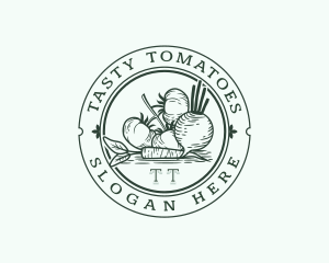 Vegan Organic Homegrown logo design