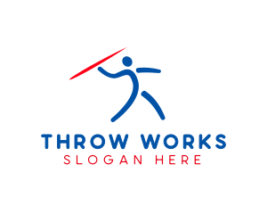 Sport Athlete Javelin logo