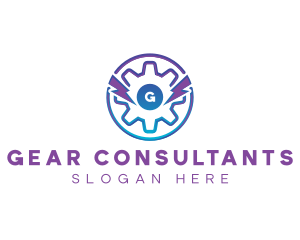 Industrial Gear Power logo design