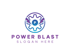 Industrial Gear Power logo design