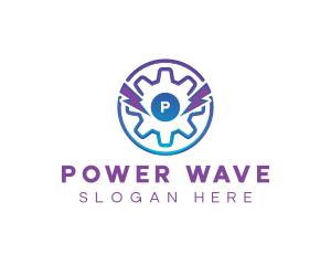 Industrial Gear Power logo design