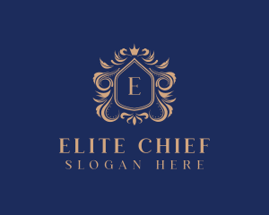 Elegant Crest Shield logo design