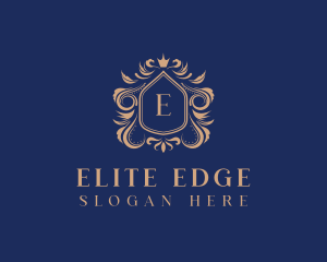 Elegant Crest Shield logo design