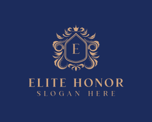 Elegant Crest Shield logo design