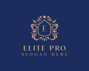 Elegant Crest Shield logo design