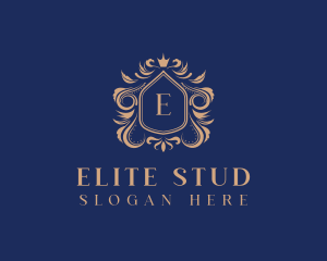 Elegant Crest Shield logo design