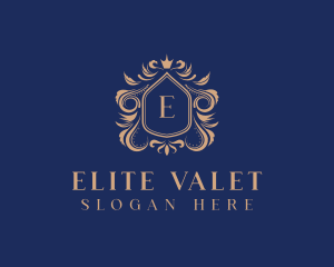 Elegant Crest Shield logo design