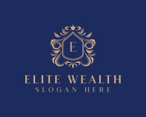 Elegant Crest Shield logo design