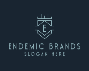 Shield Crown Brand logo design