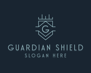 Shield Crown Brand logo design