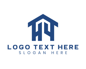 House Monogram Letter HY logo
