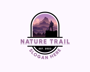 Mountain Peak Adventure logo design