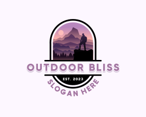 Mountain Peak Adventure logo design