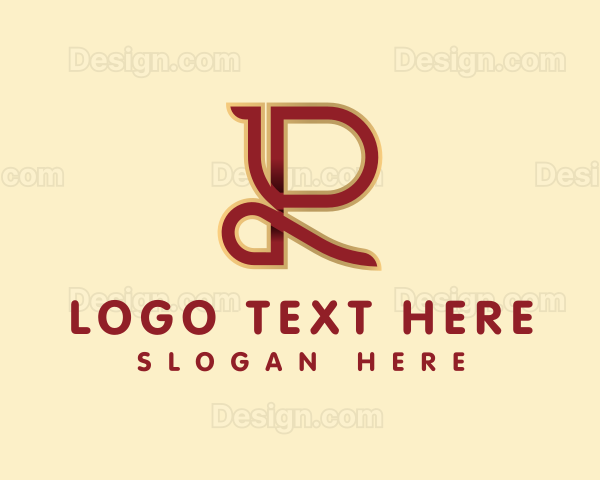 Startup Modern Business Letter R Logo