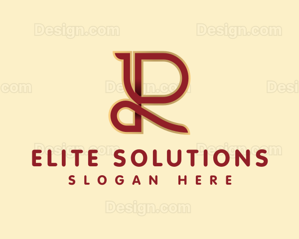 Startup Modern Business Letter R Logo