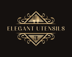 Utensil Spoon Fork logo design