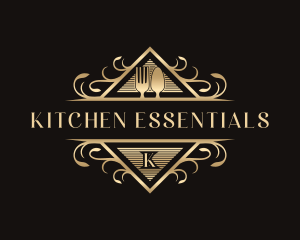 Utensil Spoon Fork logo design