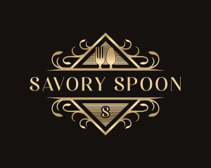 Utensil Spoon Fork logo design