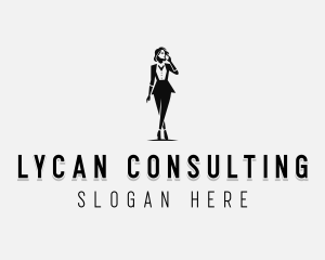 Executive Businesswoman Manager logo design