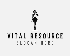 Executive Businesswoman Manager logo design