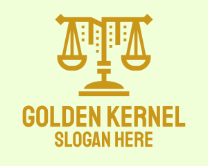 Golden Scale Residence logo design