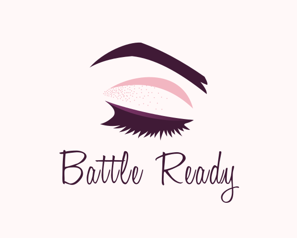 Eyelashes logo example 1